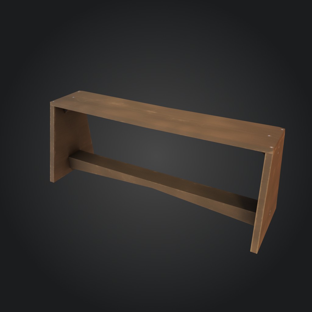 Wooden Bench preview image 1
